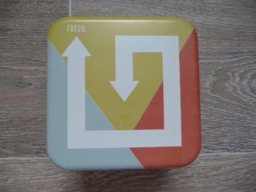 Fossil blechdose quadrat - fossil,