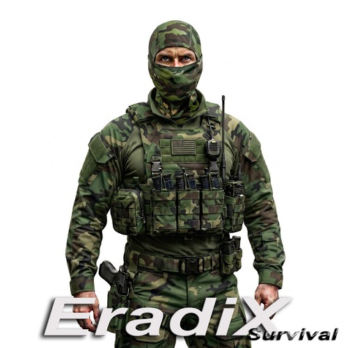 Eradix militär sturmhaube - militär,