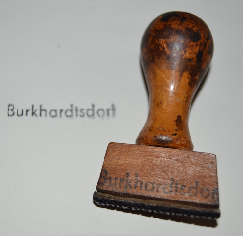 Alter ddr holzstempel - alter,