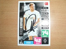 1 Match Attax Karte 2020/21 P.Herrmann B.Mönchengladbach original signiert