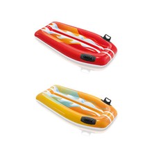 INTEX Bodyboard Joy Rider 112x62cm Kinder ab 6 Jahren mit Griffen & Reparaturset