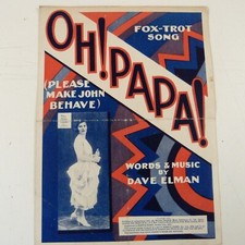 Liedblatt OH! PAPA! ( bitte