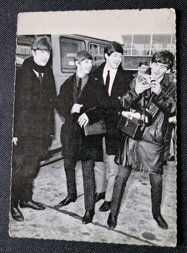 Postkarte the beatles - postkarte:,