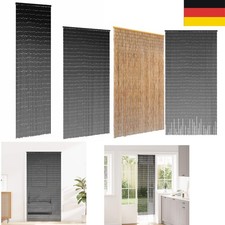 Bambus Tür Vorhang Vintage Türvorhang Holz Fliegenvorhang Raumteiler Gardinen 