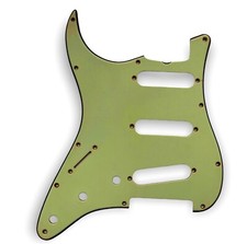 Aged Pre CBS Nitrate Cellulose 62 Pickguard Mint Green Thick Layer fit Strat®