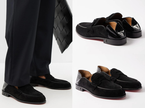 Christian louboutin suede peny - christian,