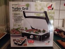 Gourmetmaxx elektrischer Keramik Turbo Grill 2 große klappbare Platten eNP 139,-