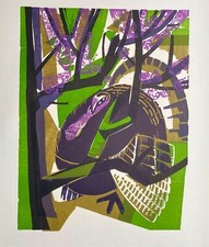 unsignierter Farbholzschnitt