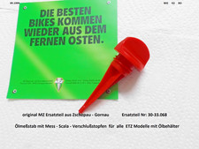 MZ MuZ Ölmeßstab-Verschlußstopfen alle ETZ 125-301 er Modelle