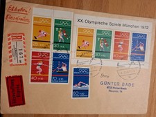 Briefmarken zur Olympiade 1972