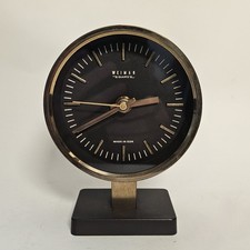 Tischuhr "WEIMAR QUARTZ" Ruhla DDR 1970 "SELTEN"