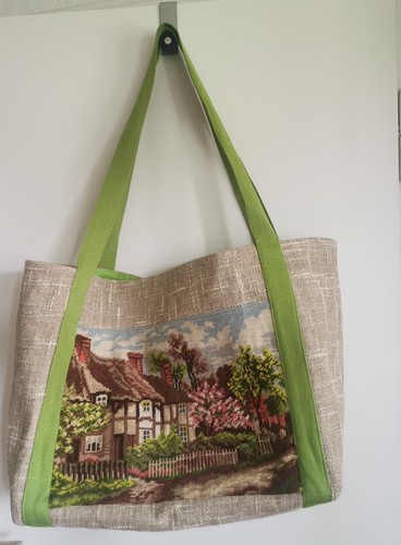 Tasche shopper upcycling mit - upcycling,