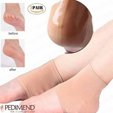 PEDIMEND™ Fersen-, Knöchel- & Rückenfußschutz atmungsaktiv Gelkissen Socken 2 PAAR UK
