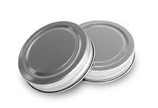 Sticky Jam 2x geschlossener Deckel für Trinkgläser Schraubdeckel