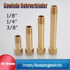 1/8"1/4" 3/8" BSP Messing