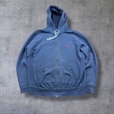 Ralph Lauren Zip-Hoodie – Grau – Herren L – Distressed Look & super soft