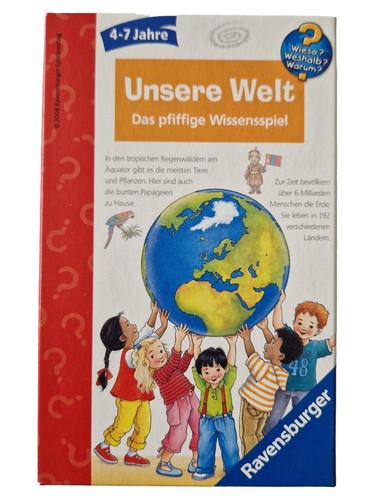 Ravensburger unsere welt das - welt,