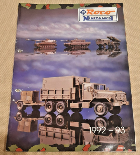 Roco minitanks katalog 93 - roco, 92/93