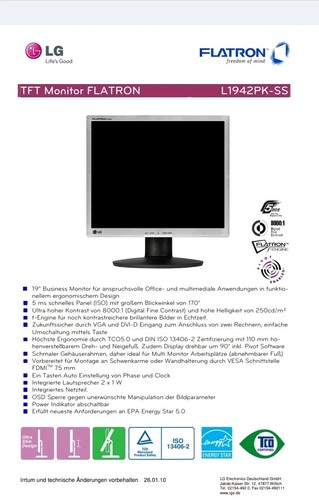 Monitor zoll dvi vga - monitor, dvi,