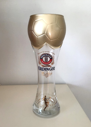Fußball glas erdinger - fußball-glas,