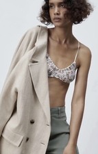 Zara Double-Breasted Linen