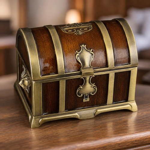 Schatztruhe vintage dekobox - schatztruhe,