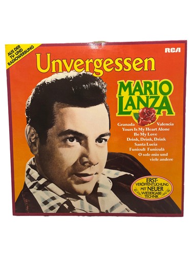 Mario lanza unvergessen vinyl - mario,