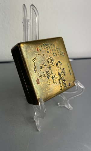 Alte dose schatulle messing - dose,