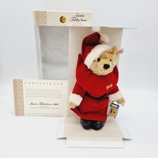 Steiff 676253 Teddybär Santa limitiert 1500 aus 2004 28 cm Mohair Japan