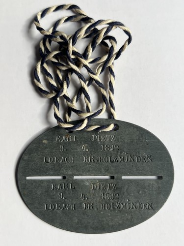Erkennungsmarke ekm artillerie - ekm,