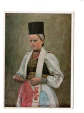 1913 - Hans Retzlaff Braut aus Stolzenburg Siebenbürgisch-sächs. Volkstracht