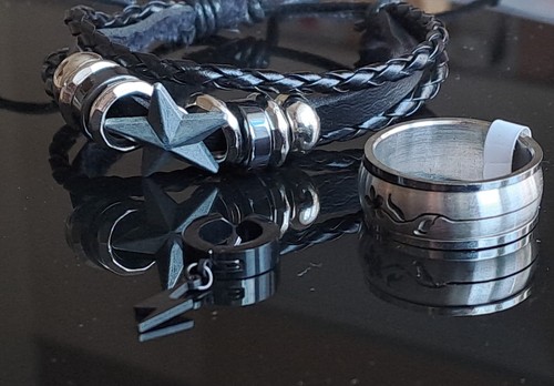 Herren schmuckset star rock - herren,
