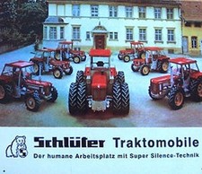Altes Oldtimer Blechschild Traktor Schlüter Schlepper