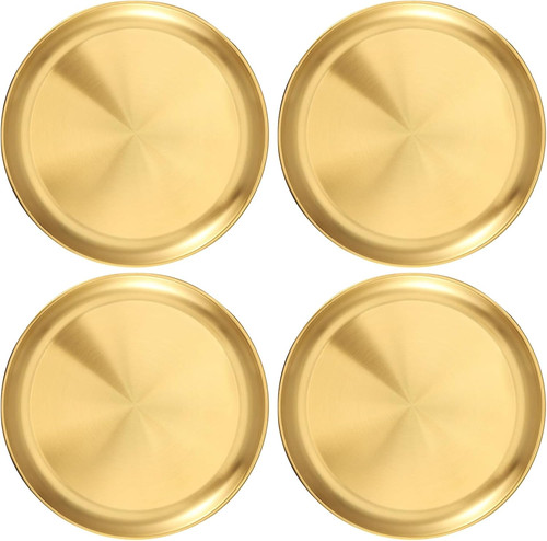 Stück dekoteller gold - dekoteller,