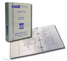Original Ersatzteilkatalog für Triumph TR4A Modelle