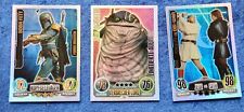 Star Wars - Force Attax Serie  - 3 Sammelkarten Boba Fett Ziro Anakin / OBI Wan