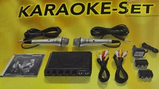 Karaoke Set inkl. 2 Mikrofonen Karaoke DVD und die benötigten Kabeln Silvercrest