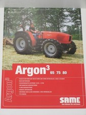 SAME Argon³ 65_75_80 Traktoren Prospekt von 04/2011 ( 2990 )
