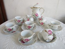 Meissen  Rote Rose Mokkaservice Espresso Service Neuer Auschnitt