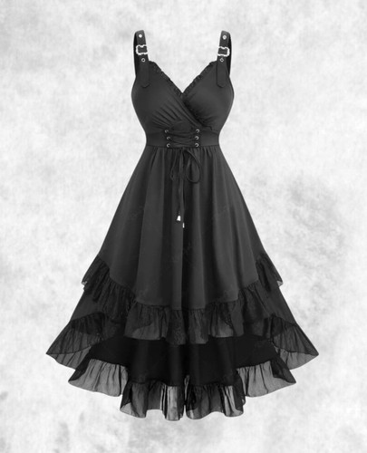 Neu schwarz gothic korsett - schwarz,