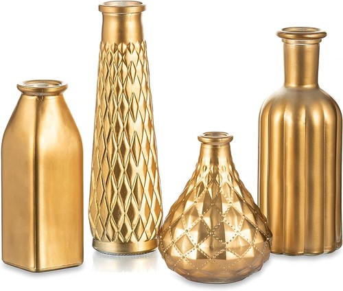 Vase gold deko - gold, goldene