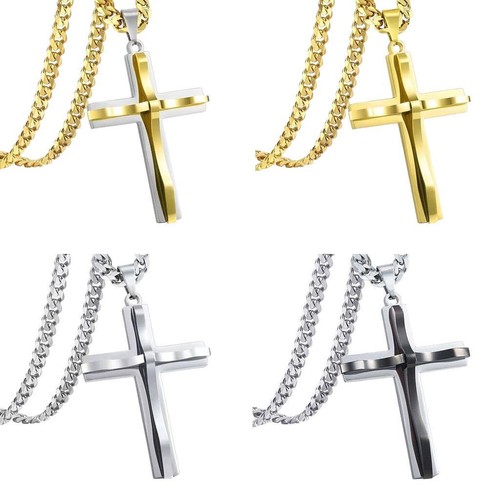 Stylische kreuz halskette - stylische,