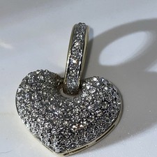 Pierre Lang Herz-Anhänger mit Steinen, 13g, vergoldet, L.3cm,B.2.2cm, T.0.8cm