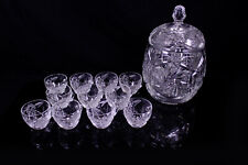 Kristallglas Bowle Set Party