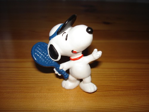 Snoopy als tennisspieler - snoopy,