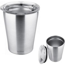 2 x Isosteel TO GO Slim Cup