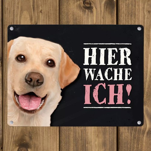 Metall schild warnschild - metall-schild,