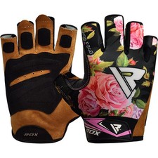 RDX F24 Floral Gym Workout Handschuhe für Frauen – Fitnesstraining, Gewichtheben