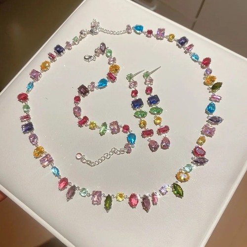 18k vergoldet kristall zirkon - ,