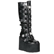 Demonia Gothic Plateau Stiefel